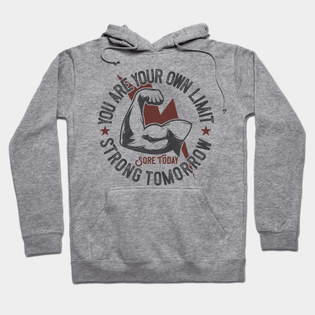 You are your own limit Hoodie by ikshvaku